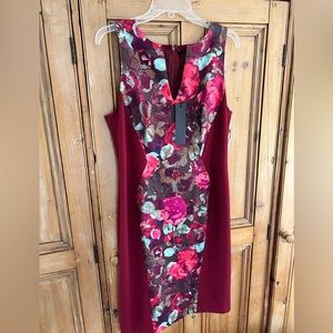 Gorgeous ‘Black Halo’ floral fitted dress.